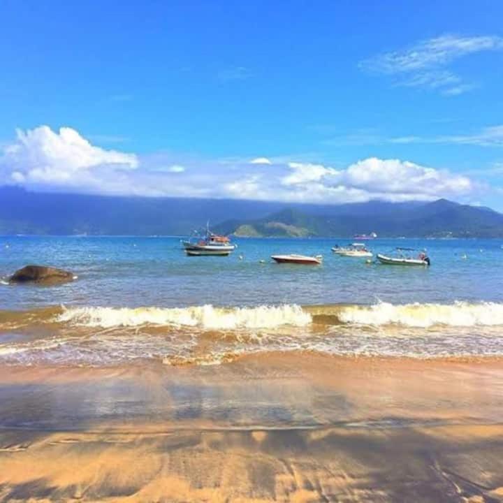 Suite Pe Na Areia- Espaco Independente Na Praia Do Curral Com Localizacao Privilegiada - Simplicidade E Comodidade Com O Por Do Sol Mais Lindo De Ilhabela - Melhor Custo Beneficio Para Ate 4 Pessoas , Na Av Jose Pacheco Do Nascimento Nº 7682 מראה חיצוני תמונה